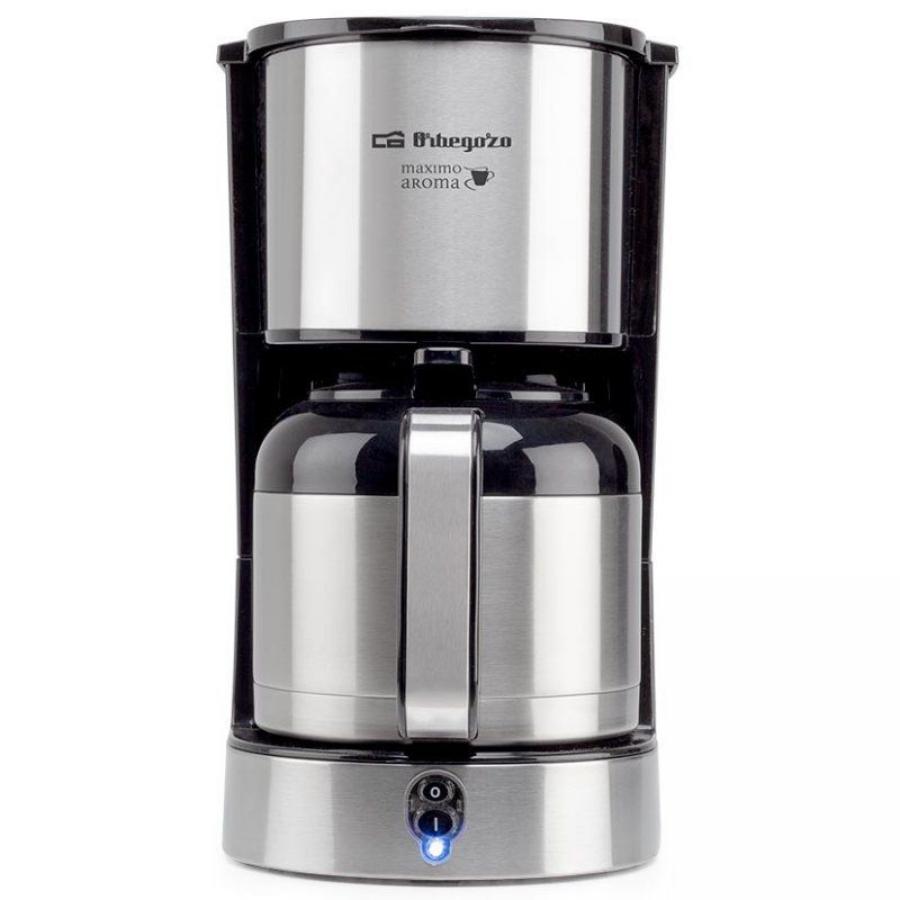 Cafetera de Goteo Orbegozo CG 5020/ 12 Tazas/ Plata