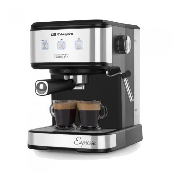 Cafetera Expreso Orbegozo EX 5210/ 1100W/ 20 Bares