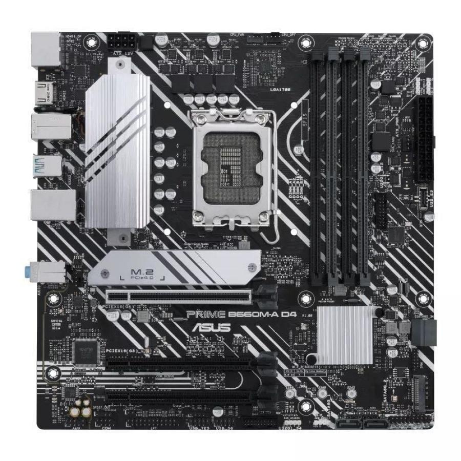 Placa Base Asus Prime B660M-A D4-CSM/ Socket 1700/ DDR4/ PCIe 4.0/ Micro ATX