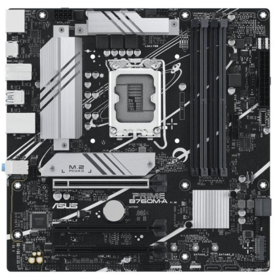 Placa Base Asus Prime B760M-A-CSM Socket 1700/ DDR5/ PCIe 4.0/ Micro ATX