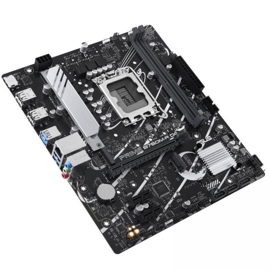 Placa Base Asus Prime B760M-R D4 Socket 1700/ DDR4/ PCIe 4.0/ Micro ATX