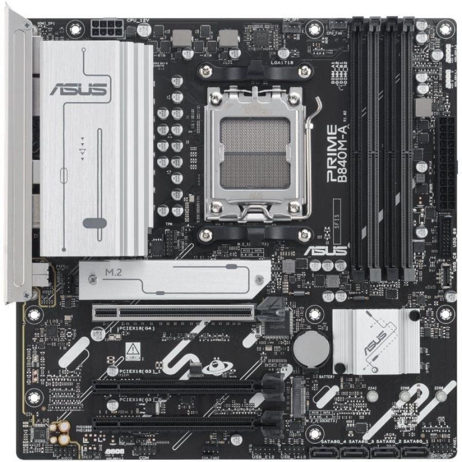 Placa Base Asus Prime B840M-A-CSM Socket AM5/ DDR5/ PCIe 4.0/ Micro ATX