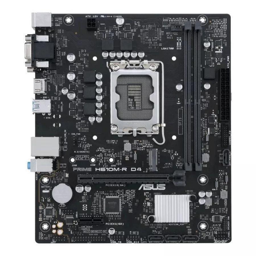 Placa Base Asus Prime H610M-R D4 Socket 1700/ DDR4/ PCIe 4.0/ Micro ATX/ Bulk