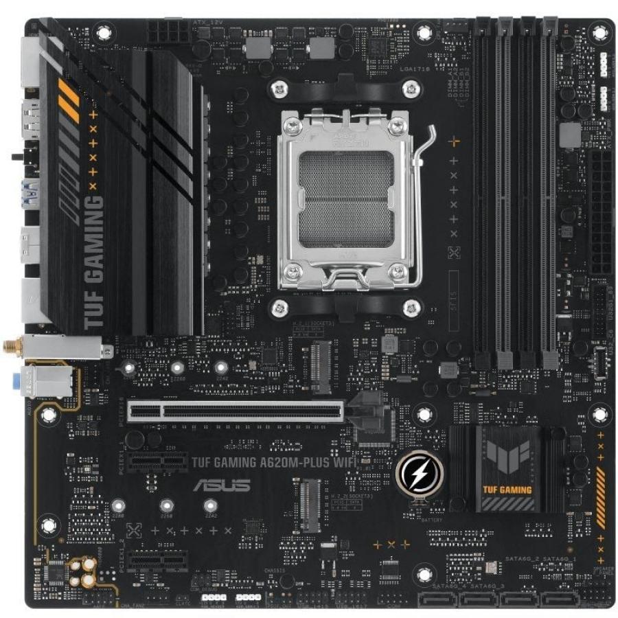 Placa Base Asus TUF GAMING A620M-PLUS WiFi Socket AM5/ DDR5/ PCIe 4.0/ Micro ATX