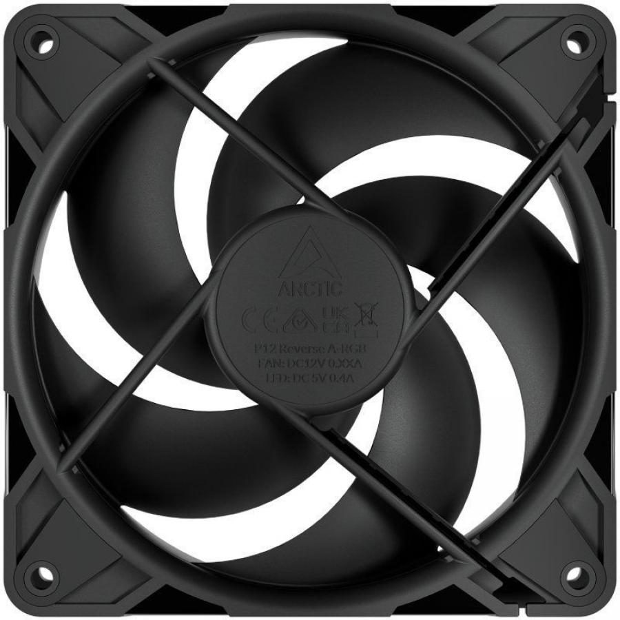 Ventilador Arctic P12 Pro Reverse/ 12cm/ Negro