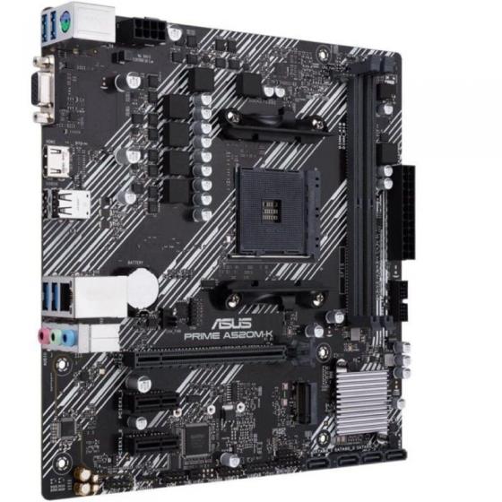 Placa Base Asus Prime A520M-K Socket AM4/ DDR4/ PCIe 3.0/ Micro ATX