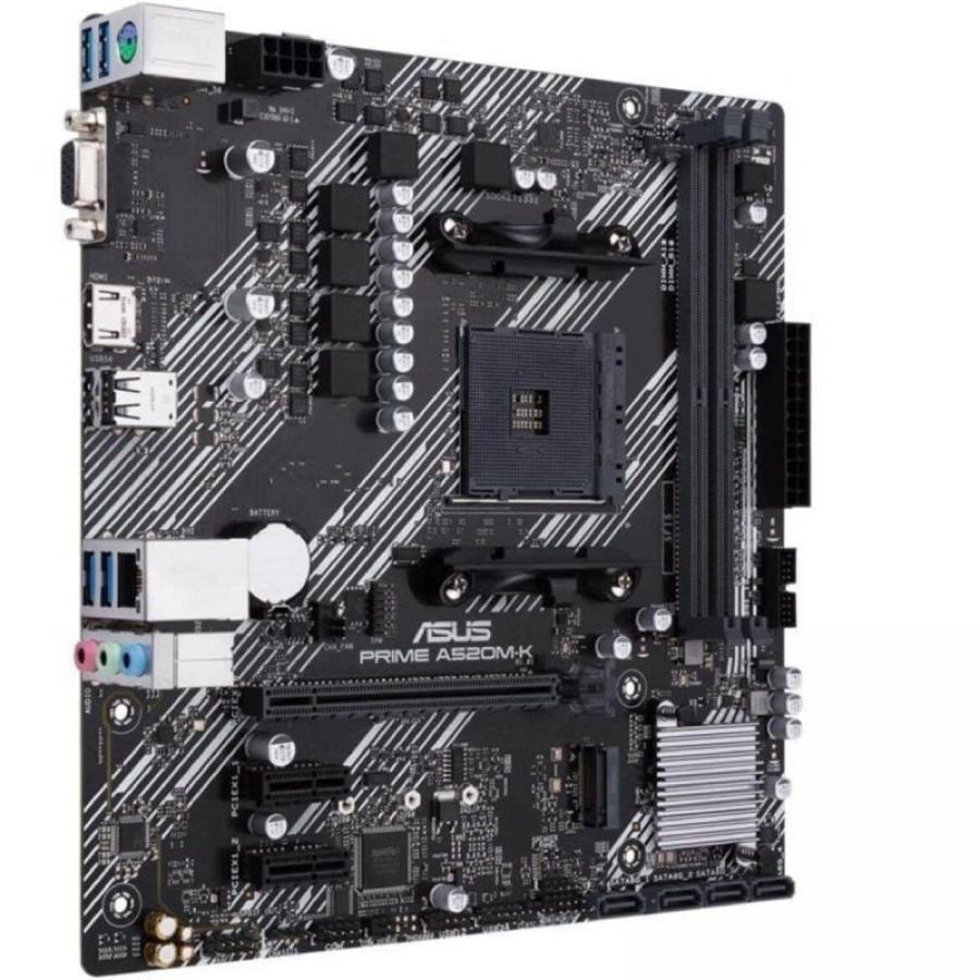Placa Base Asus Prime A520M-K Socket AM4/ DDR4/ PCIe 3.0/ Micro ATX