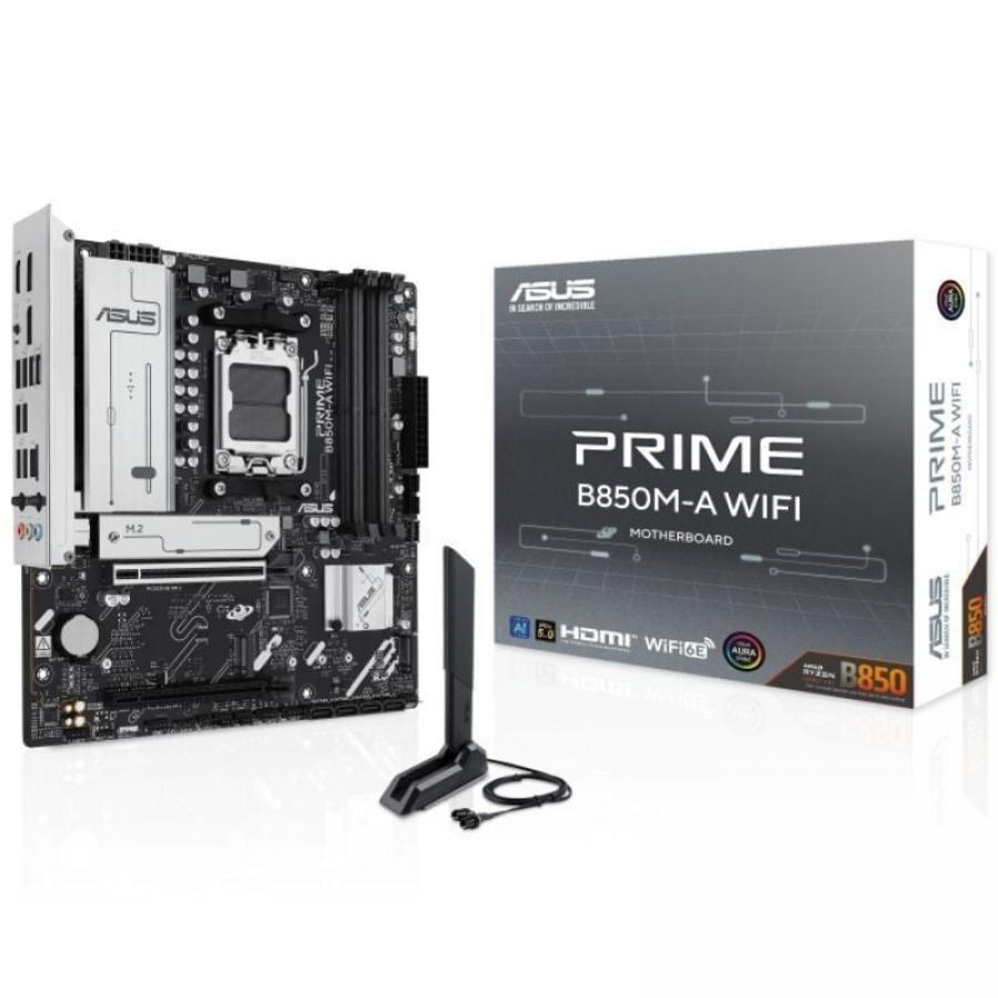 Placa Base Asus Prime B850M-A WIFI Socket AM5/ DDR5/ PCIe 5.0/ Micro ATX