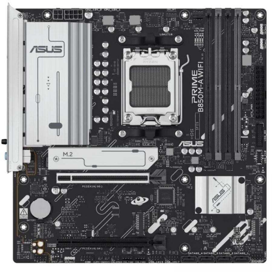 Placa Base Asus Prime B850M-A WIFI Socket AM5/ DDR5/ PCIe 5.0/ Micro ATX