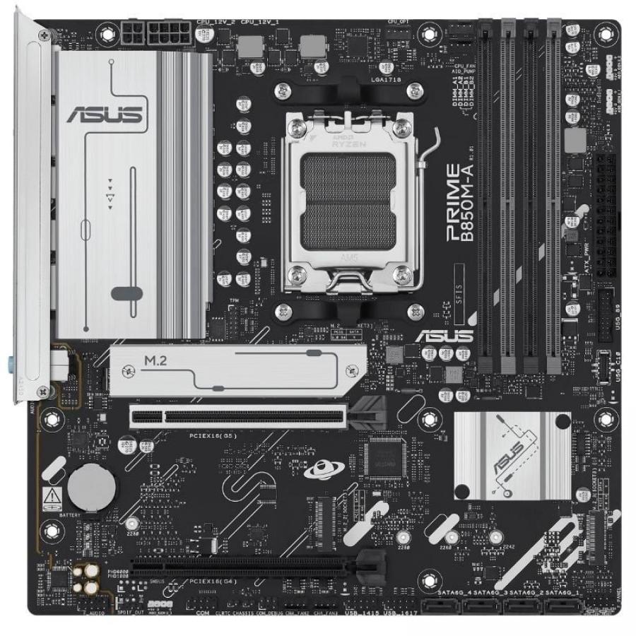 Placa Base Asus Prime B850M-A-CSM Socket AM5/ DDR5/ PCIe 5.0/ Micro ATX