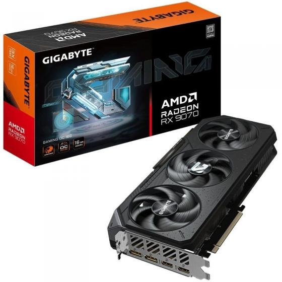 Tarjeta Gráfica Gigabyte Radeon RX 9070 Gaming OC/ 16GB GDDR6
