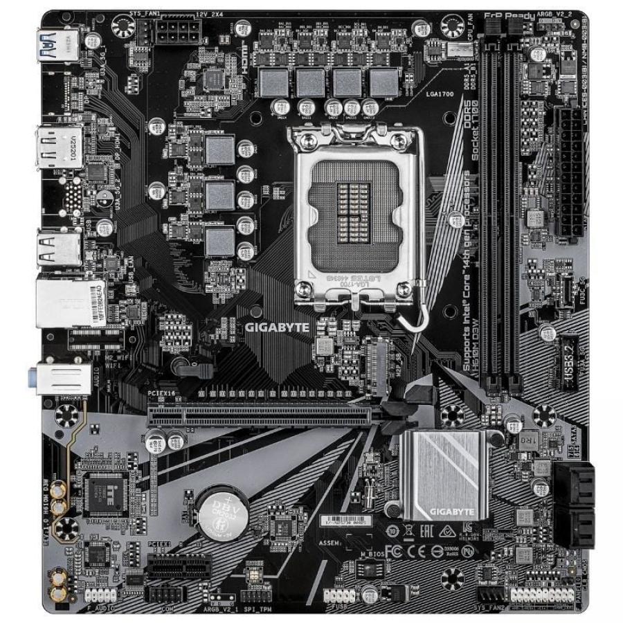 Placa Base Gigabyte H610M D3W Socket 1700/ DDR5/ PCIe 4.0/ Micro ATX