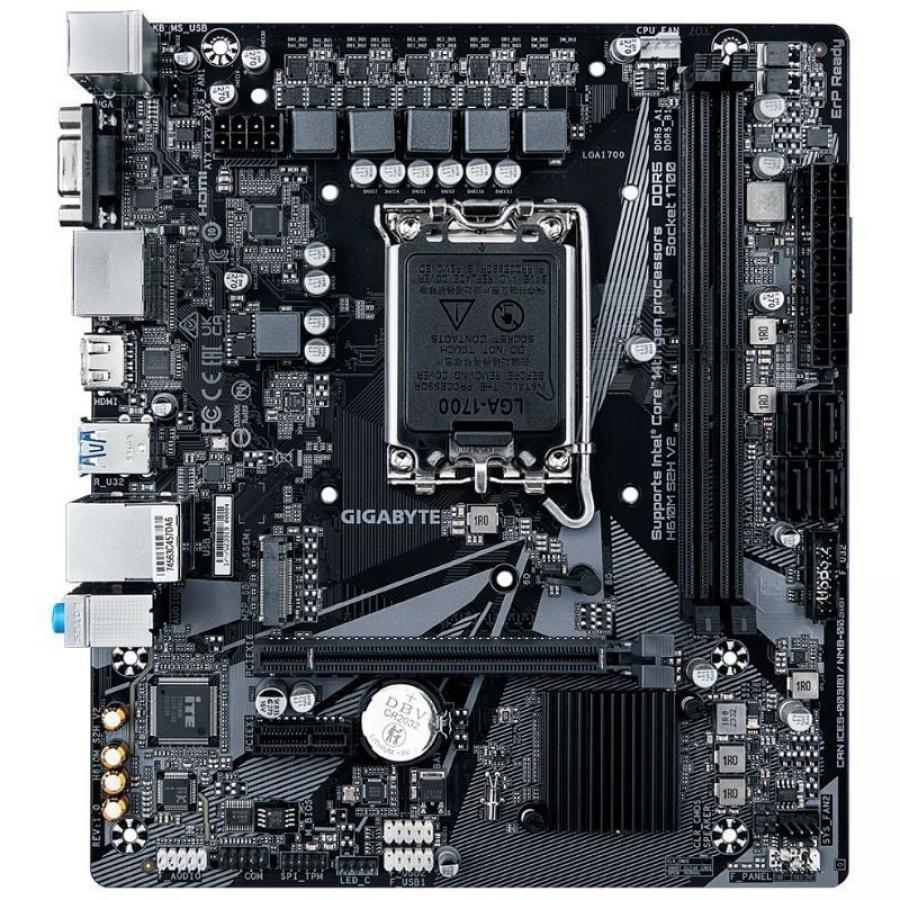 Placa Base Gigabyte H610M S2H V2 Socket 1700/ DDR5/ PCIe 4.0/ Micro ATX