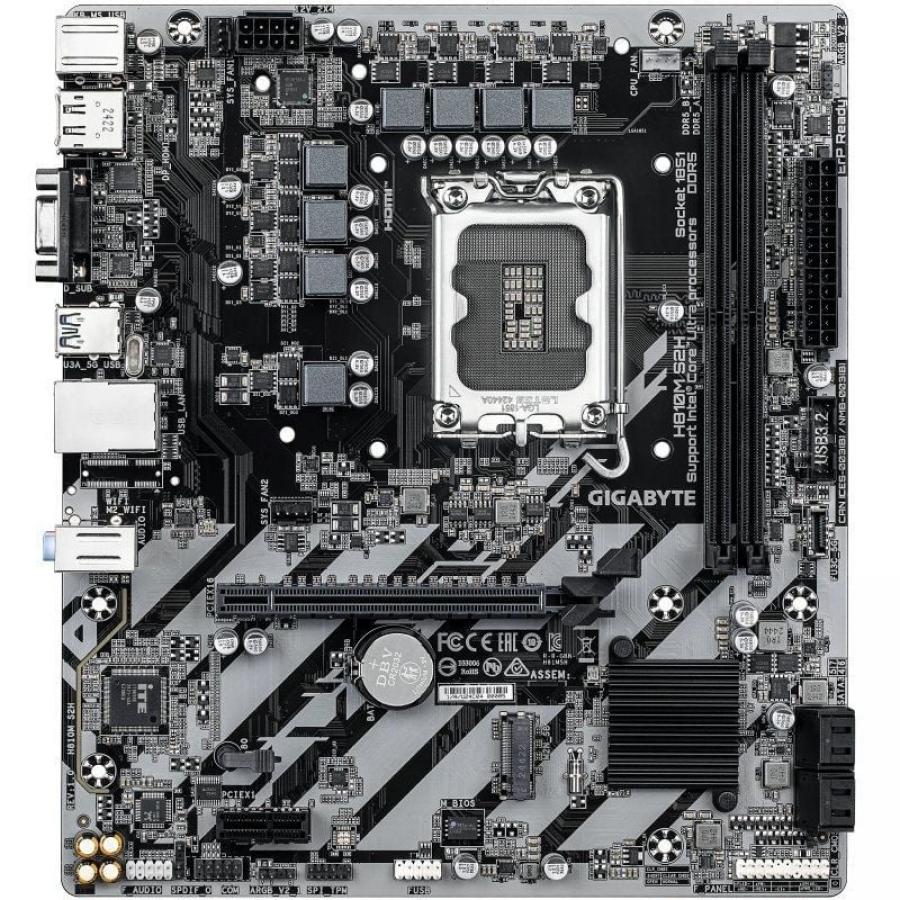 Placa Base Gigabyte H810M S2H Socket 1851/ DDR5/ PCIe 4.0/ Micro ATX