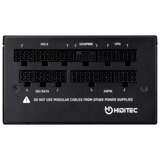 Fuente de Alimentación Hiditec GDX750 V2/ 750W/ Ventilador 14cm/ ATX 3.0/ PCIe 5.0/ 80 Plus Gold
