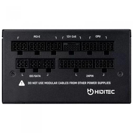 Fuente de Alimentación Hiditec GDX850 V3/ 850W/ Ventilador 14cm/ ATX 3.1/ PCIe 5.1/ 80 Plus Gold