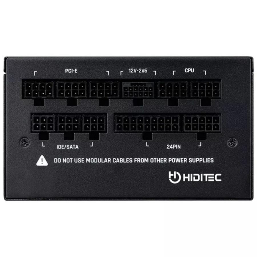 Fuente de Alimentación Hiditec GDX850 V3/ 850W/ Ventilador 14cm/ ATX 3.1/ PCIe 5.1/ 80 Plus Gold