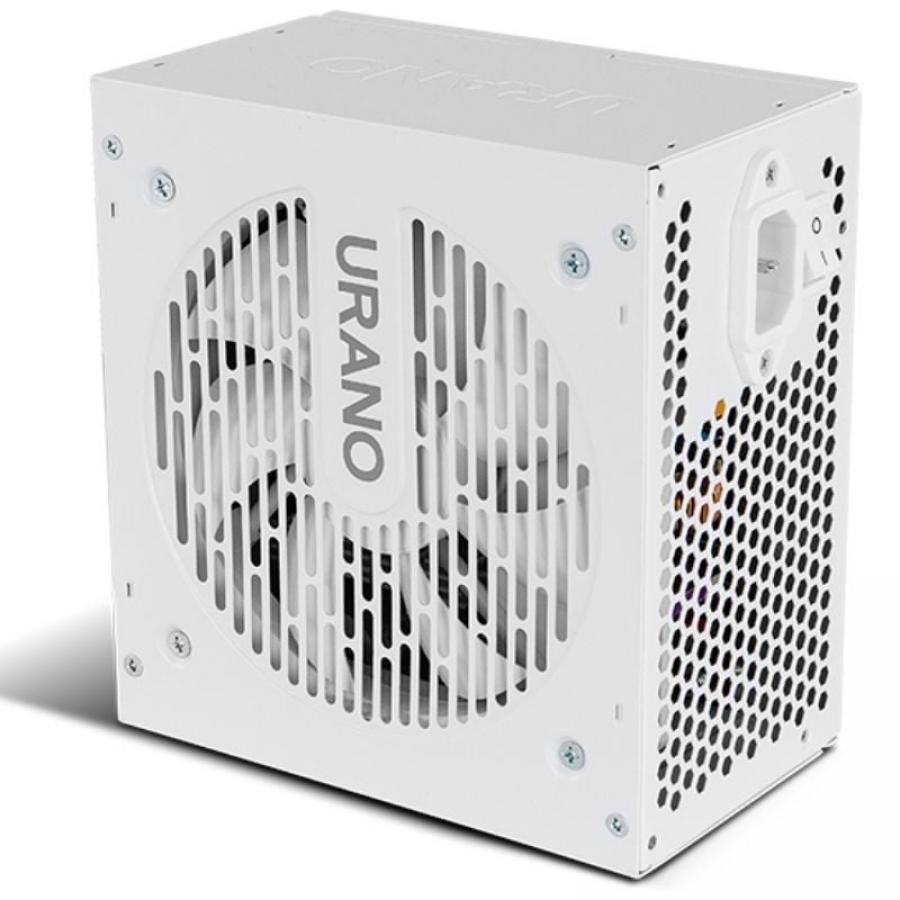 Fuente de Alimentación Nox Hummer Urano Pro White/ 550W/ Ventilador 12cm/ 80 Plus Bronze