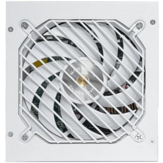 Fuente de Alimentación Mars Gaming MPB1000PSI/ 1000W/ Ventilador 14cm/ 80 Plus Gold/ Blanca