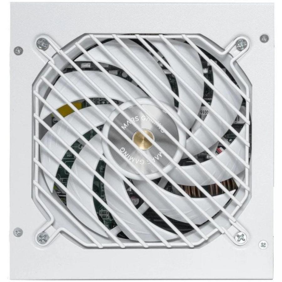 Fuente de Alimentación Mars Gaming MPB1000PSI/ 1000W/ Ventilador 14cm/ 80 Plus Gold/ Blanca