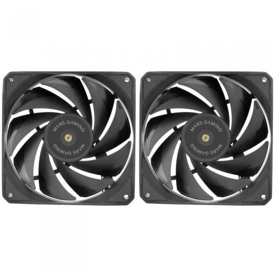 Pack 2 Ventiladores Mars Gaming MF-NCLX2/ 12cm