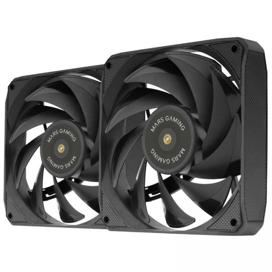Pack 2 Ventiladores Mars Gaming MF-NCLX2/ 12cm