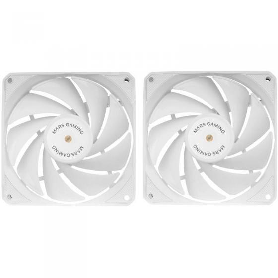 Pack 2 Ventiladores Mars Gaming MF-NCLX2/ 12cm