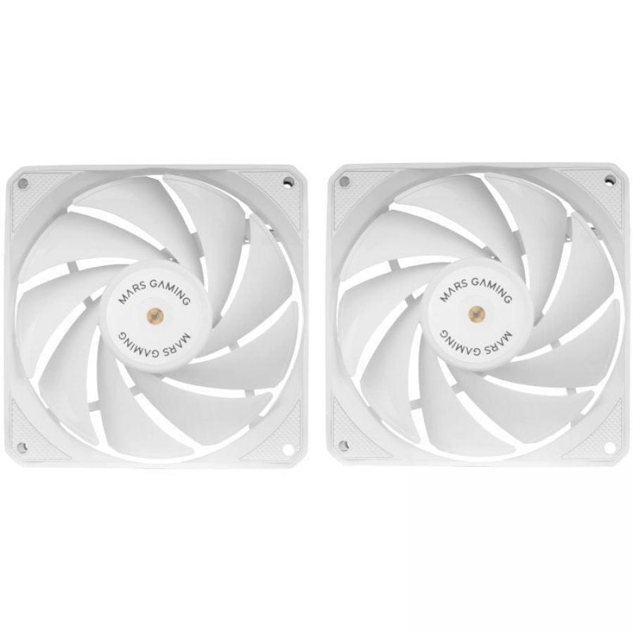 Pack 2 Ventiladores Mars Gaming MF-NCLX2/ 12cm