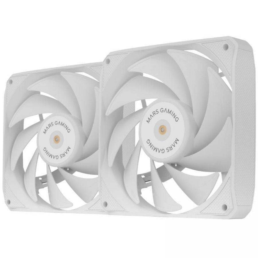 Pack 2 Ventiladores Mars Gaming MF-NCLX2/ 12cm