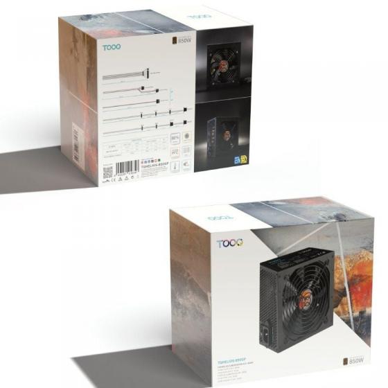 Fuente de Alimentación TooQ TQHELIOS-850SP/ 850W/ Ventilador 12cm/ 80 Plus Bronze
