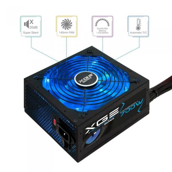 Fuente de Alimentación TooQ TQXGEII-700SAP/ 700W/ Ventilador 14cm/ 80 Plus Bronze