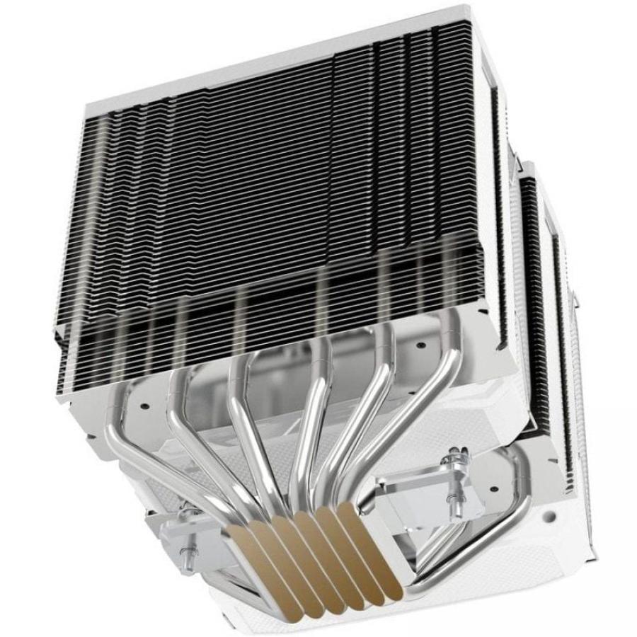 Ventilador con Disipador Doble Mars Gaming MCPU-XU6/ 2x 12cm/ Blanco