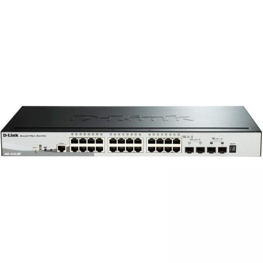 Switch D-Link Smart DGS-1510-28P 28 Puertos/ RJ-45 10/100/1000 PoE/ SFP