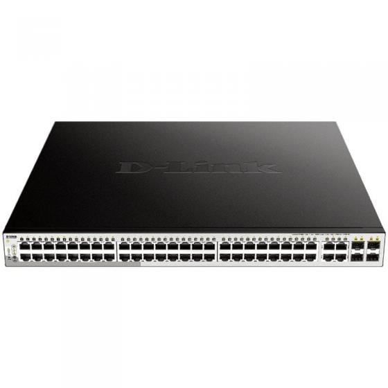 Conmutador Ethernet D-Link DGS-1210-52MP 52 Puertos RJ-45 10/100/1000 PoE SFP