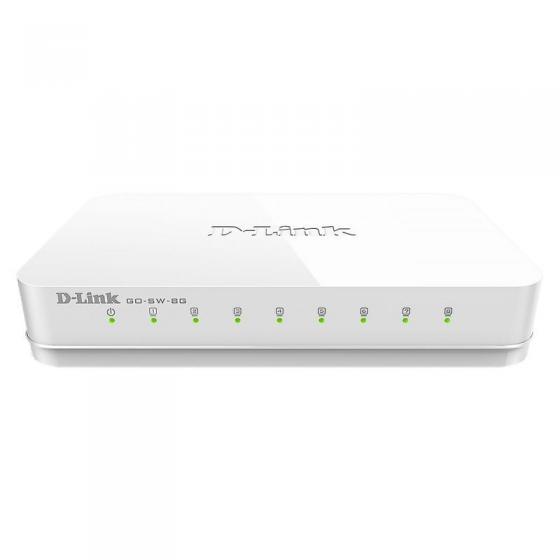 Switch D-Link GO-SW-8G 8 Puertos/ RJ-45 10/100/1000