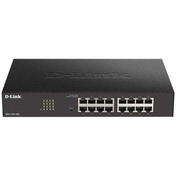 Switch Gestionable D-Link DGS-1100-16V2 16 Puertos RJ-45 Gigabit 10/100/1000