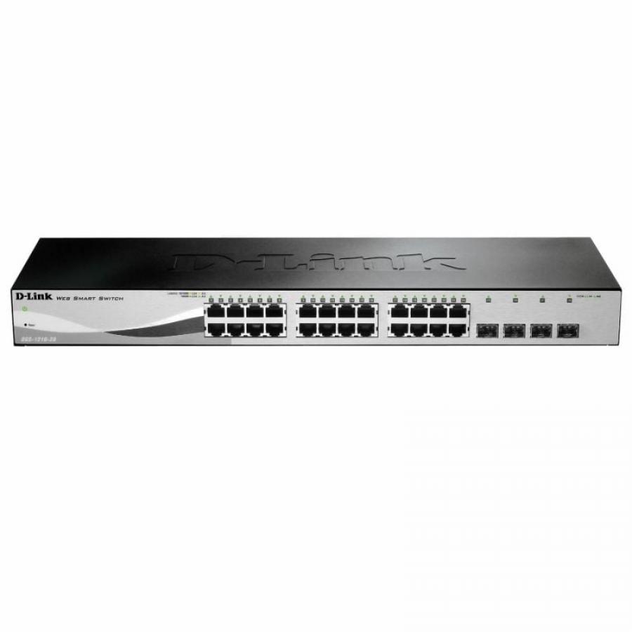 Switch Gestionable D-Link DGS-1210-28 28 Puertos/ RJ-45 Gigabit 10/100/1000/ SFP