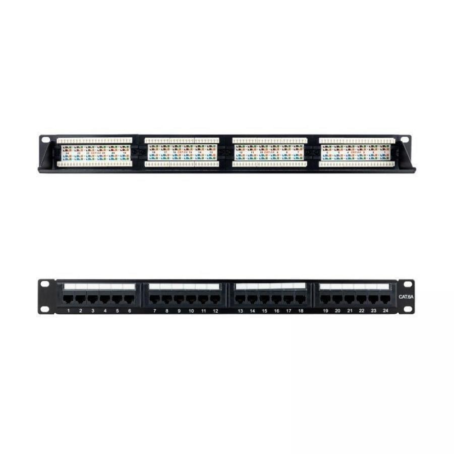 Patch Panel Nanocable 10.21.4124/ 24 Puertos/ Cat.6a/ Altura 1U