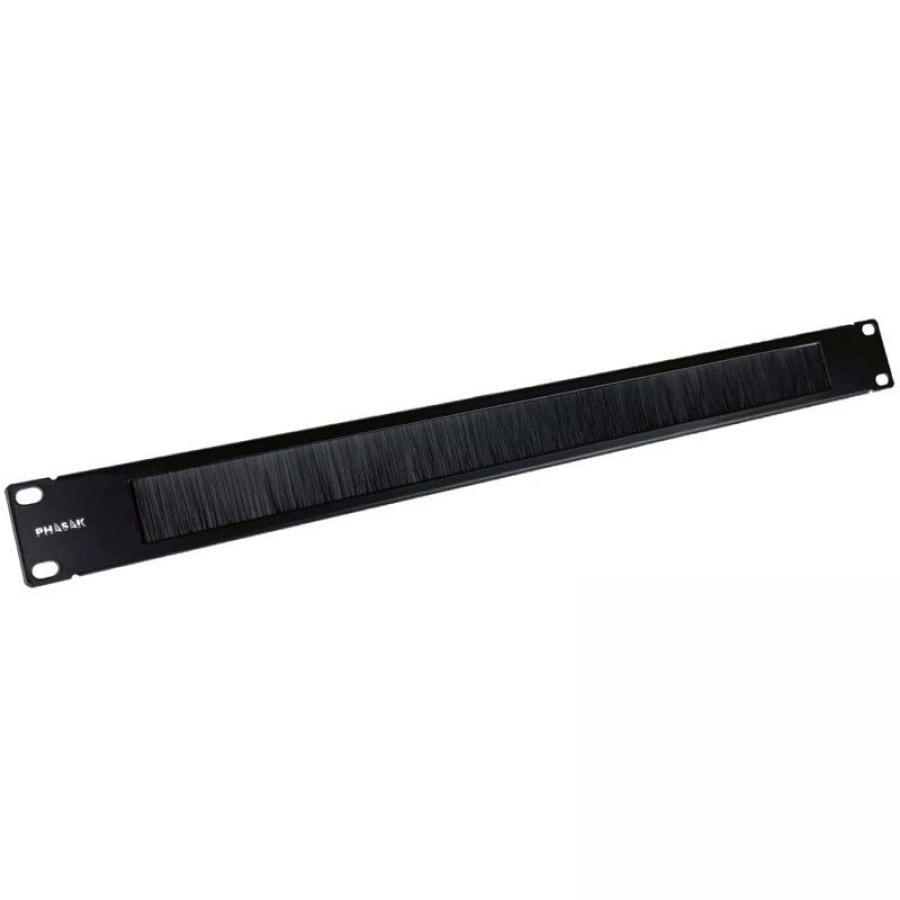 Panel Guía Cables con Cepillo para Rack 19' Phasak PA 1901/ Altura 1U