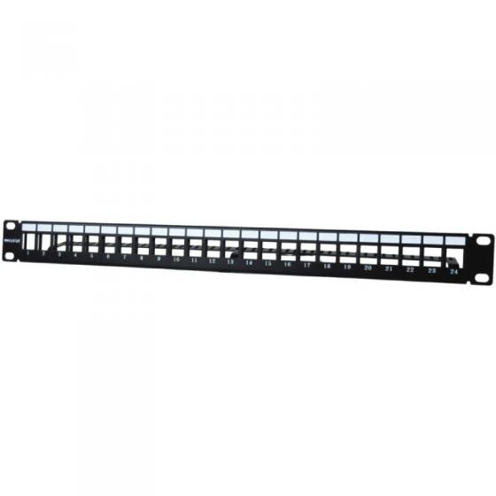 Patch Panel Phasak PA 3424/ 24 Puertos/ Cat.6/ Altura 1U/ Gestión de Cable/ Conectores RJ45 UTP No Incluidos