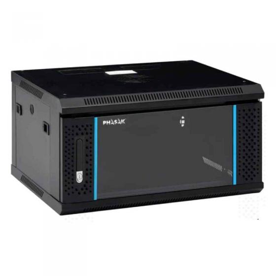 Armario Rack Mural Desmontado Phasak PHO 2106D/ 19'/ Altura 6U