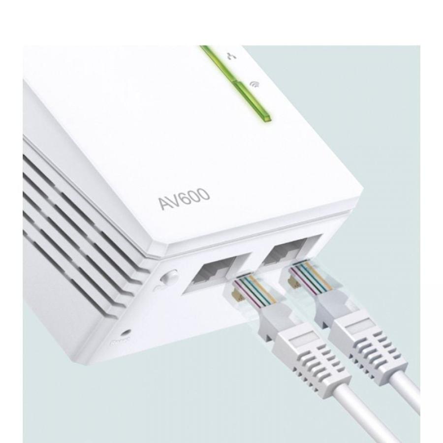 Adaptador Powerline TP-Link AV600 Extender 600Mbps/ Alcance 300m