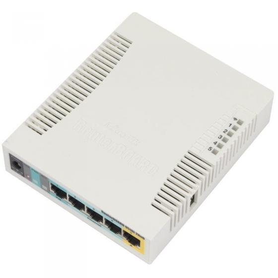 PUNTO DE ACCESO WIFI MIKROTIK RB951UI-2HND - 802.11 BGN - 5*LAN - POE SOBRE LAN 5 - 1*USB 2.0 - ROUTER OS L4