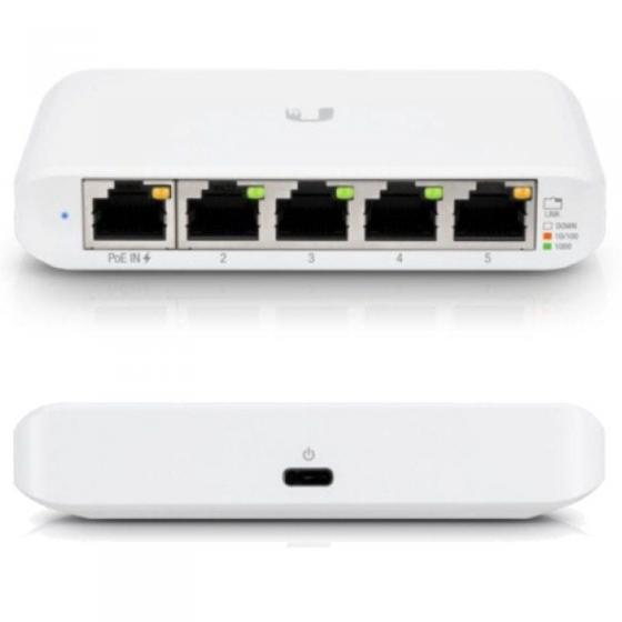 Switch Gestionado Ubiquiti USW-Flex Mini 5 Puertos/ RJ45 10/100/1000 POE