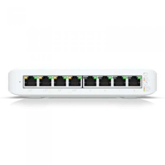 Switch Ubiquiti USW-LITE-8-POE/ 8 Puertos/ RJ45 10GbE PoE