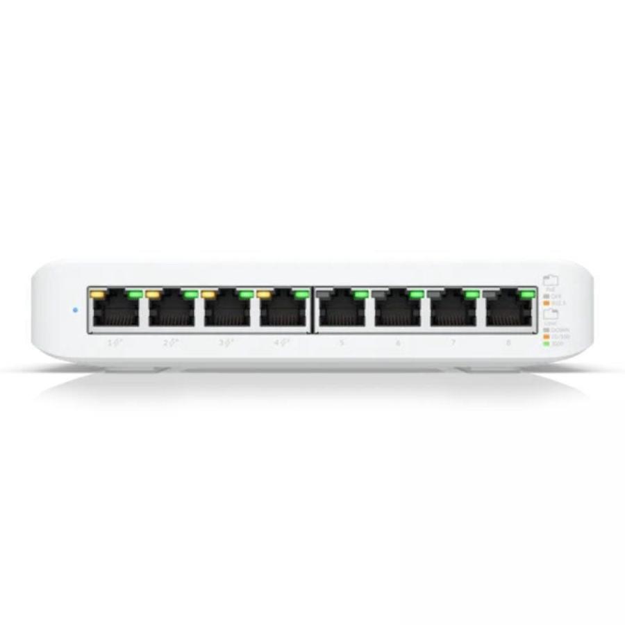 Switch Ubiquiti USW-LITE-8-POE/ 8 Puertos/ RJ45 10/100/1000 PoE