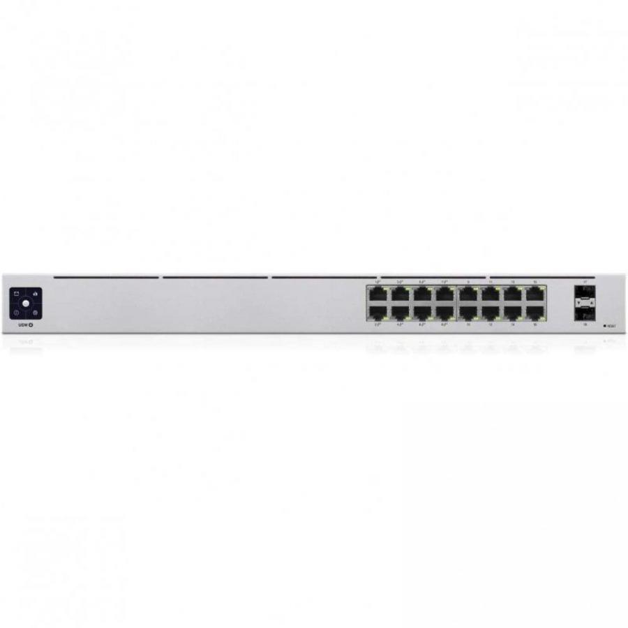 Switch Gestionable Ubiquiti USW-16-POE 16 Puertos/ RJ-45 Gigabit 10/100/1000/ SFP/ PoE+