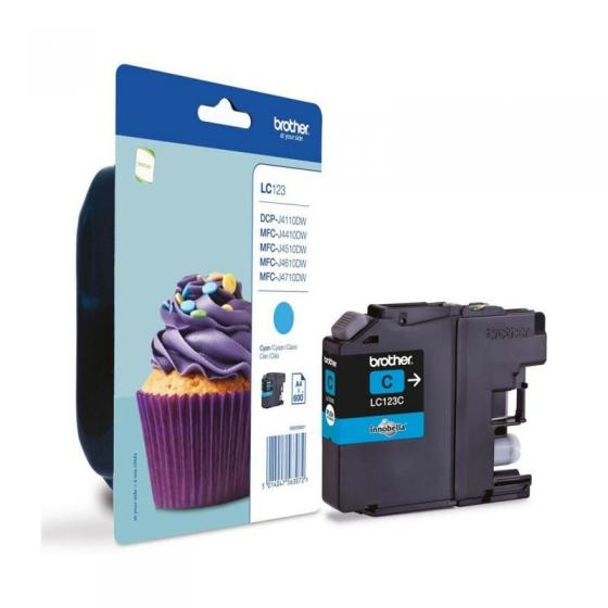Cartucho de Tinta Original Brother LC-123C Cian