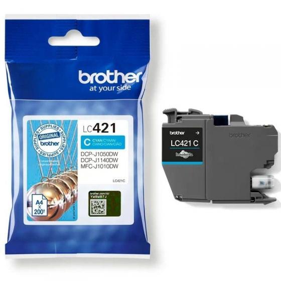 Cartucho de Tinta Original Brother LC421 Cian