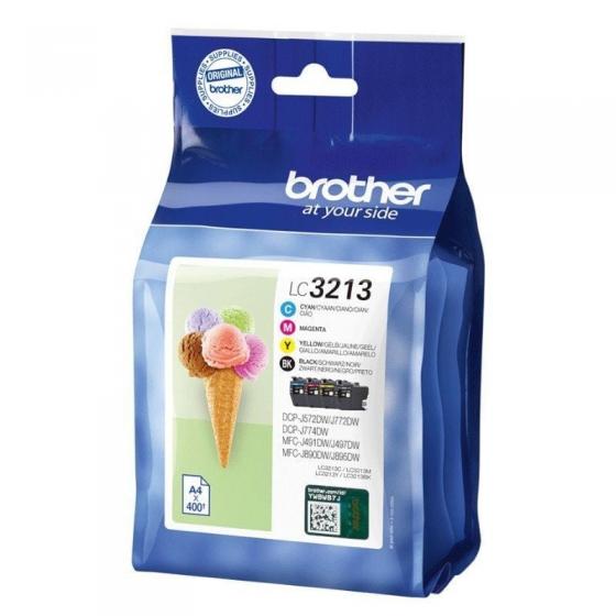 Cartucho de Tinta Original Brother LC-3213VAL Multipack Cian Magenta Amarillo Negro